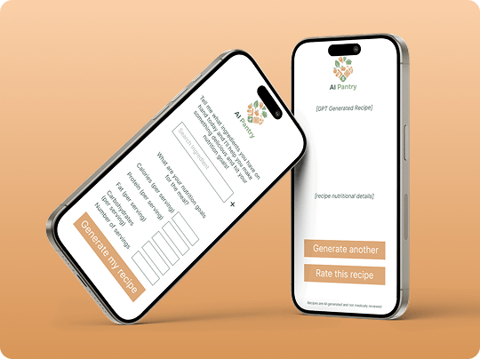AI pantry meal Planer App